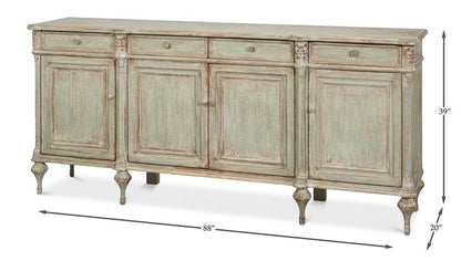 Sarreid Lilac Four Doors Wood Sideboard