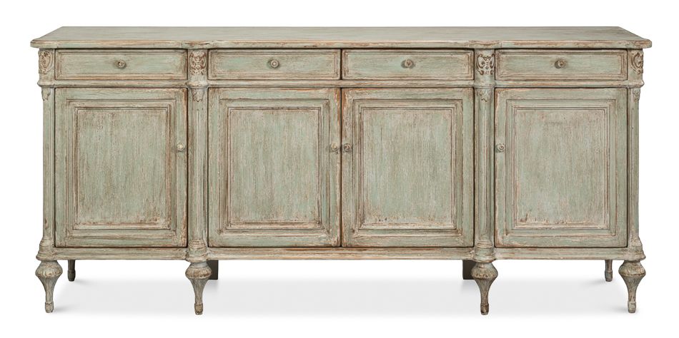 Sarreid Lilac Four Doors Wood Sideboard