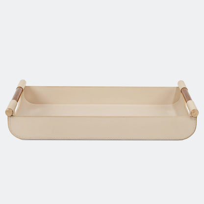Luho Design House Lilah Leather Warp Tray