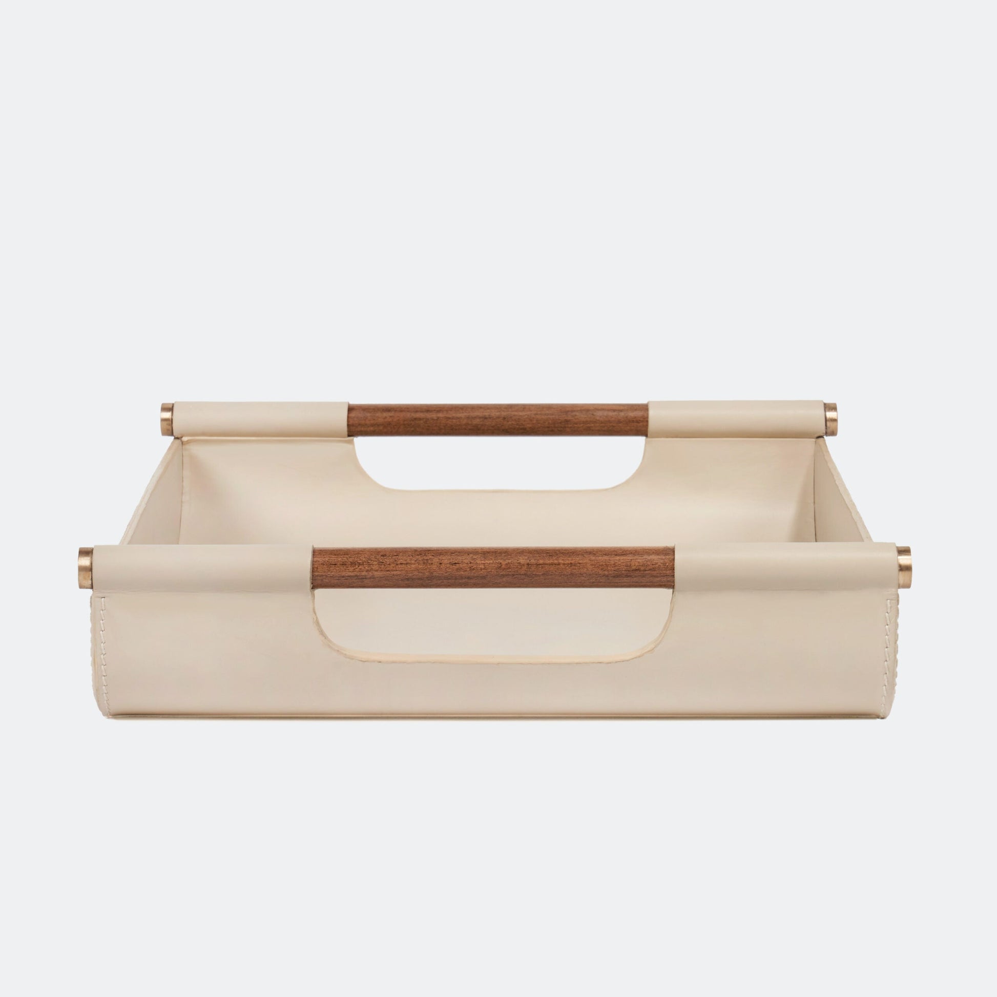 Luho Design House Lilah Leather Warp Tray