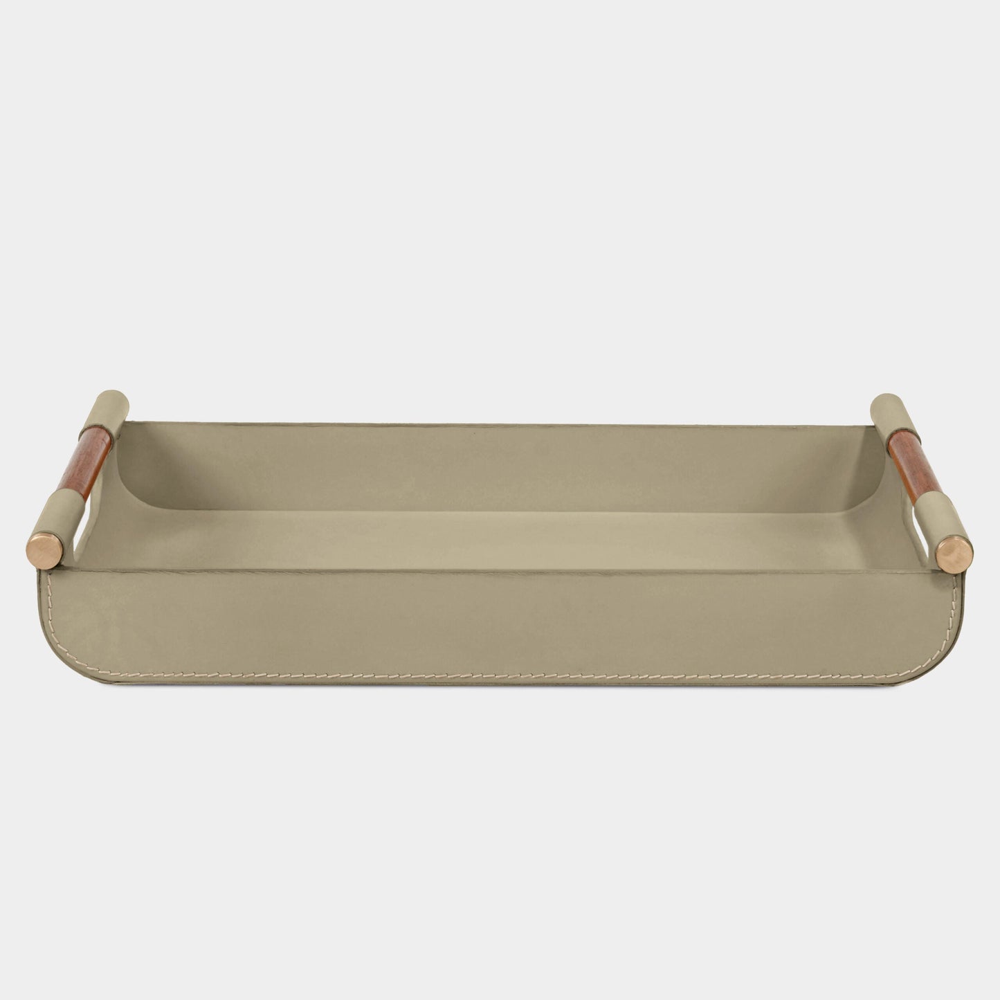 Luho Design House Lilah Leather Warp Tray