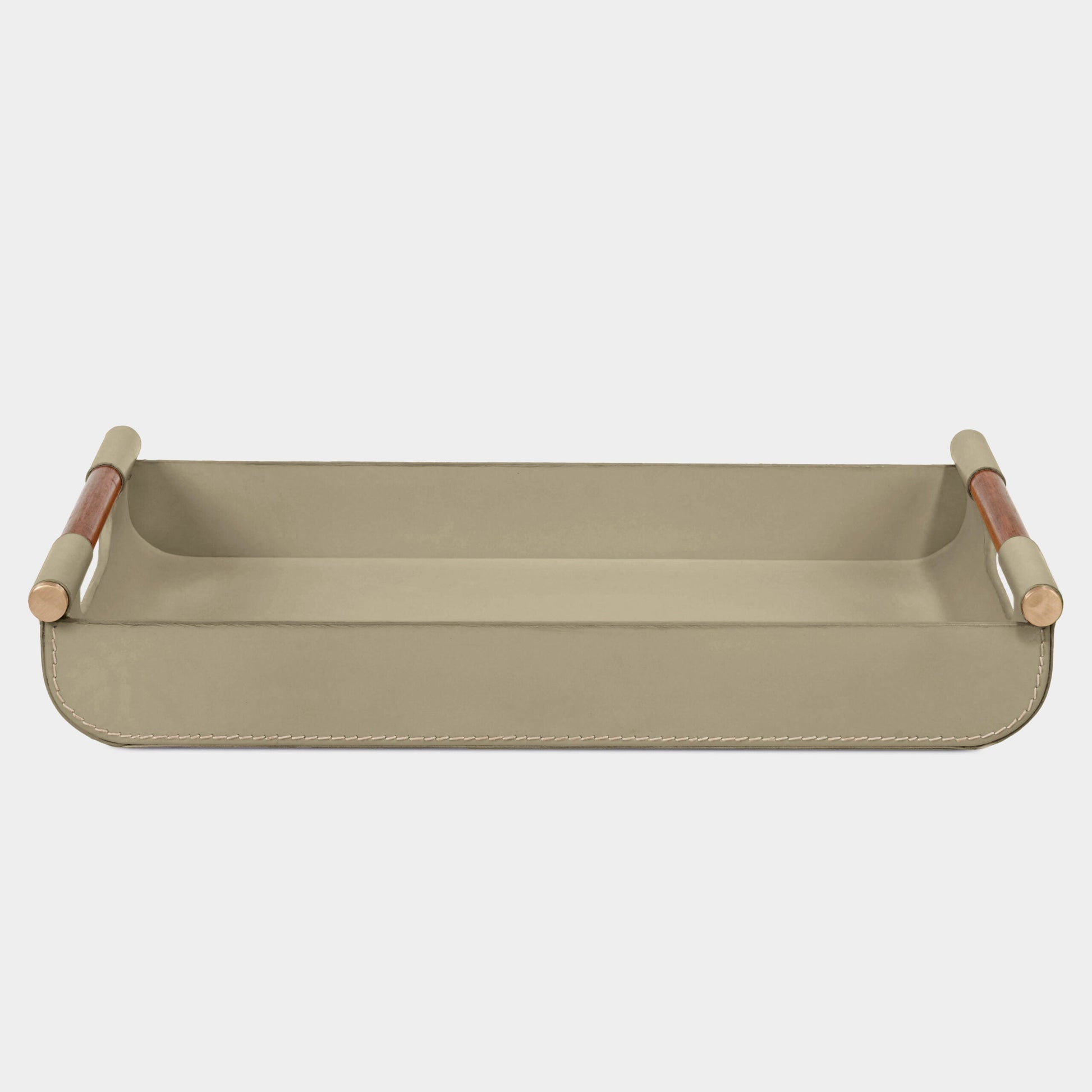 Luho Design House Lilah Leather Warp Tray
