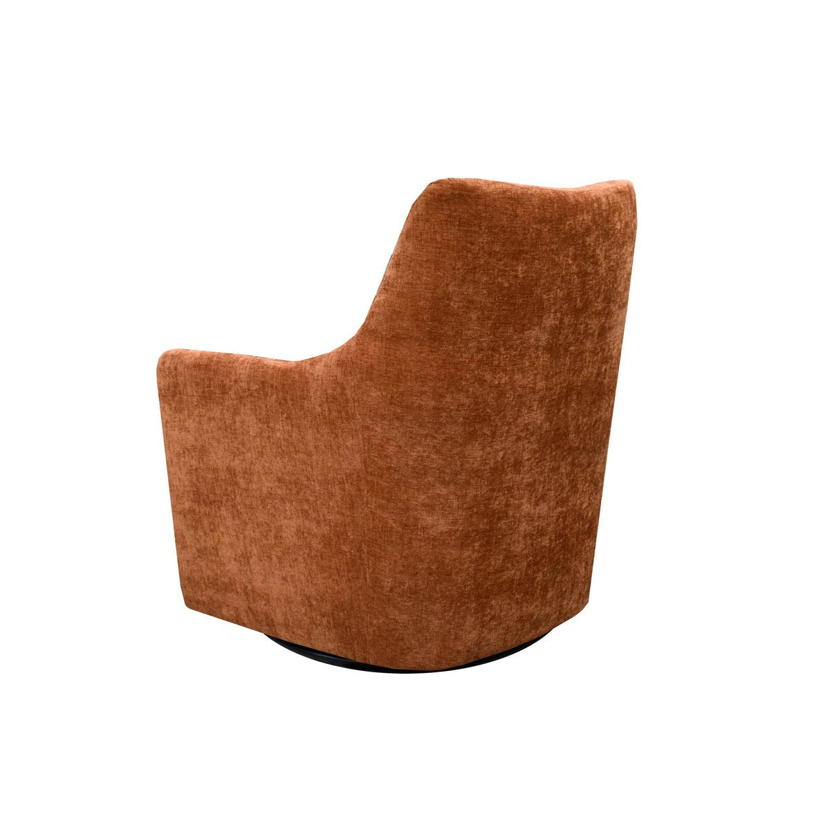 LH Home Lilith Fabric Swivel Club Chair