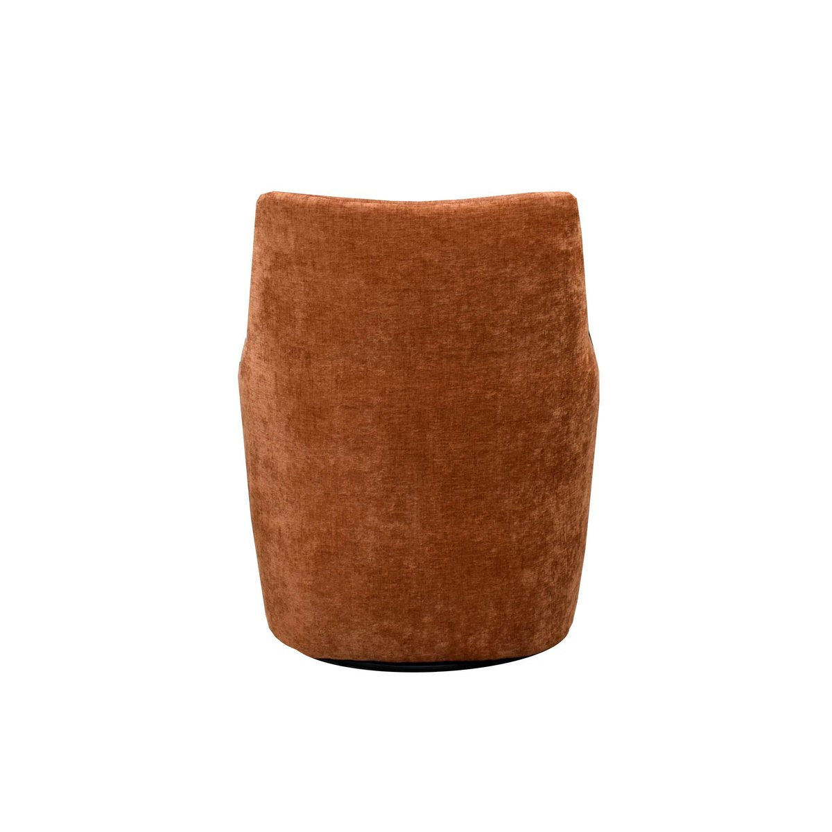 LH Home Lilith Fabric Swivel Club Chair
