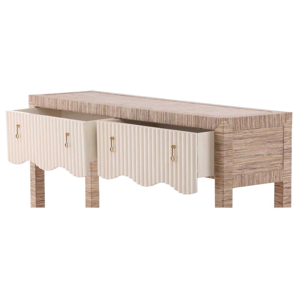 Lily's Two Drawers Wooden Console Table