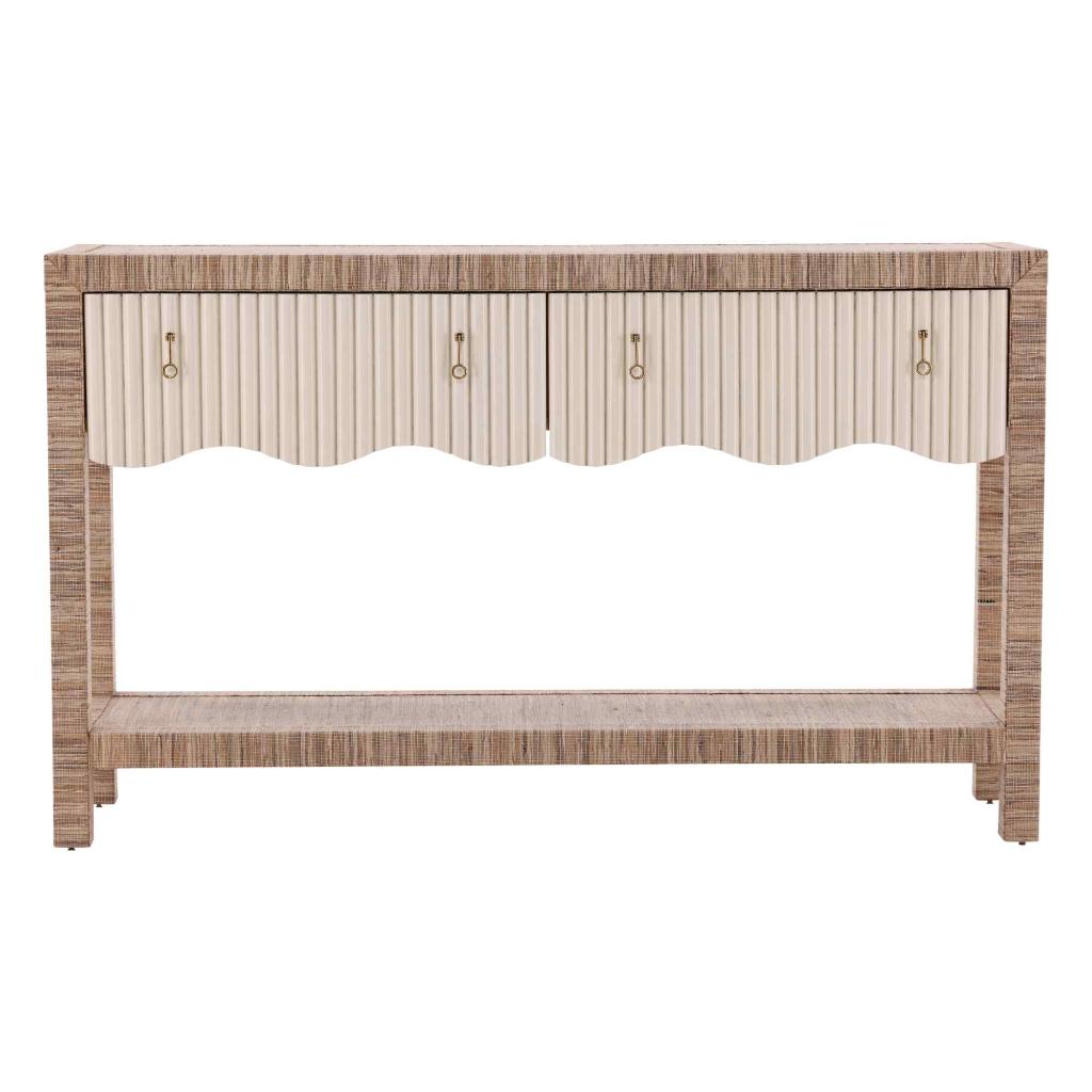 Lily's Two Drawers Wooden Console Table