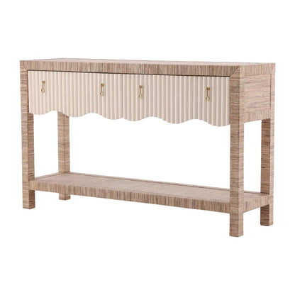 Lily's Two Drawers Wooden Console Table