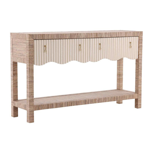 Lily's Two Drawers Wooden Console Table