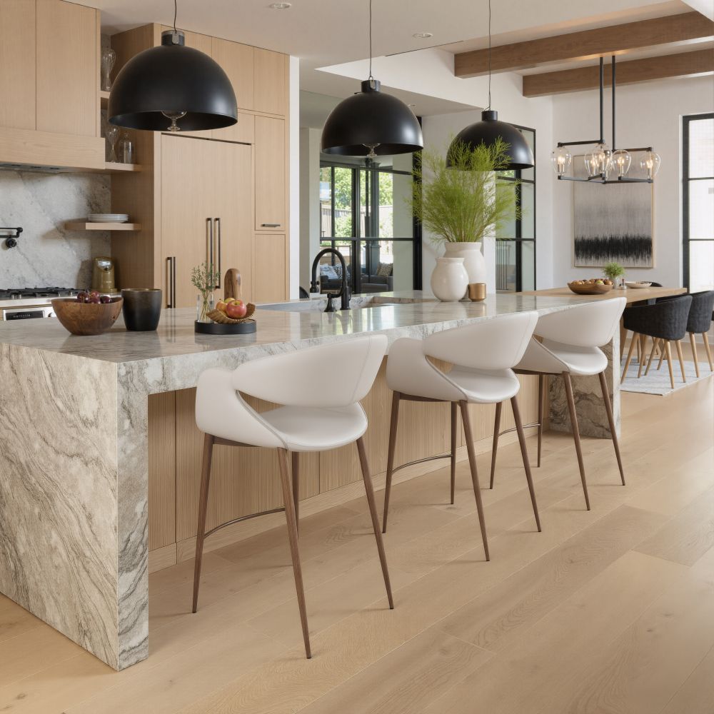 Zuo Modern Limay Faux Leather Counter Stool