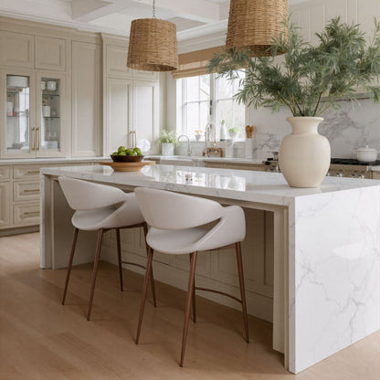 Zuo Modern Limay Faux Leather Counter Stool