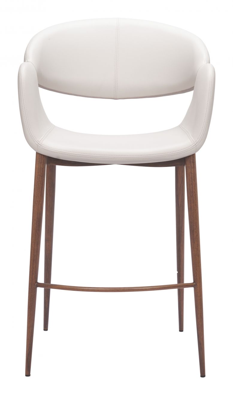 Zuo Modern Limay Faux Leather Counter Stool