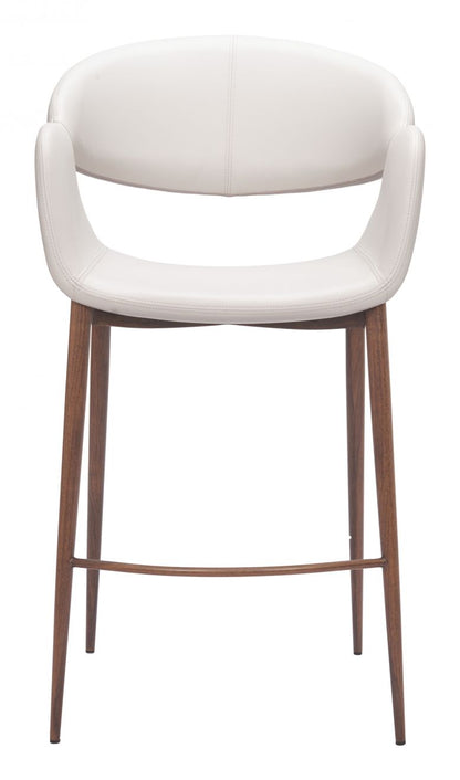 Zuo Modern Limay Faux Leather Counter Stool
