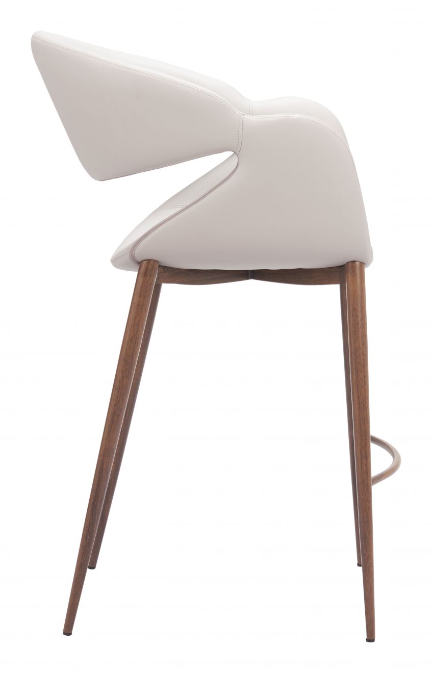 Zuo Modern Limay Faux Leather Counter Stool