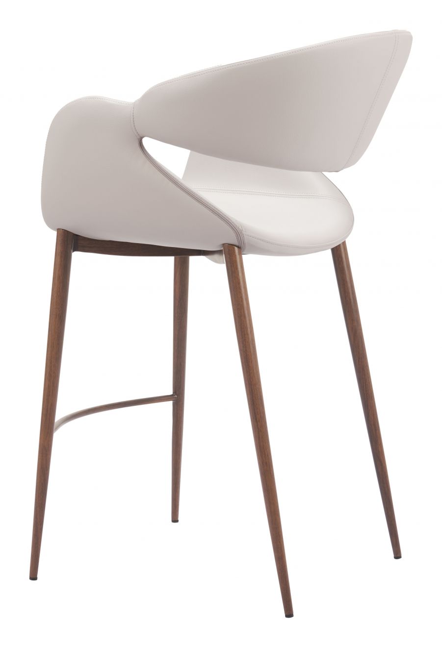 Zuo Modern Limay Faux Leather Counter Stool