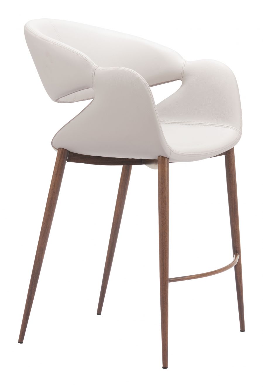 Zuo Modern Limay Faux Leather Counter Stool