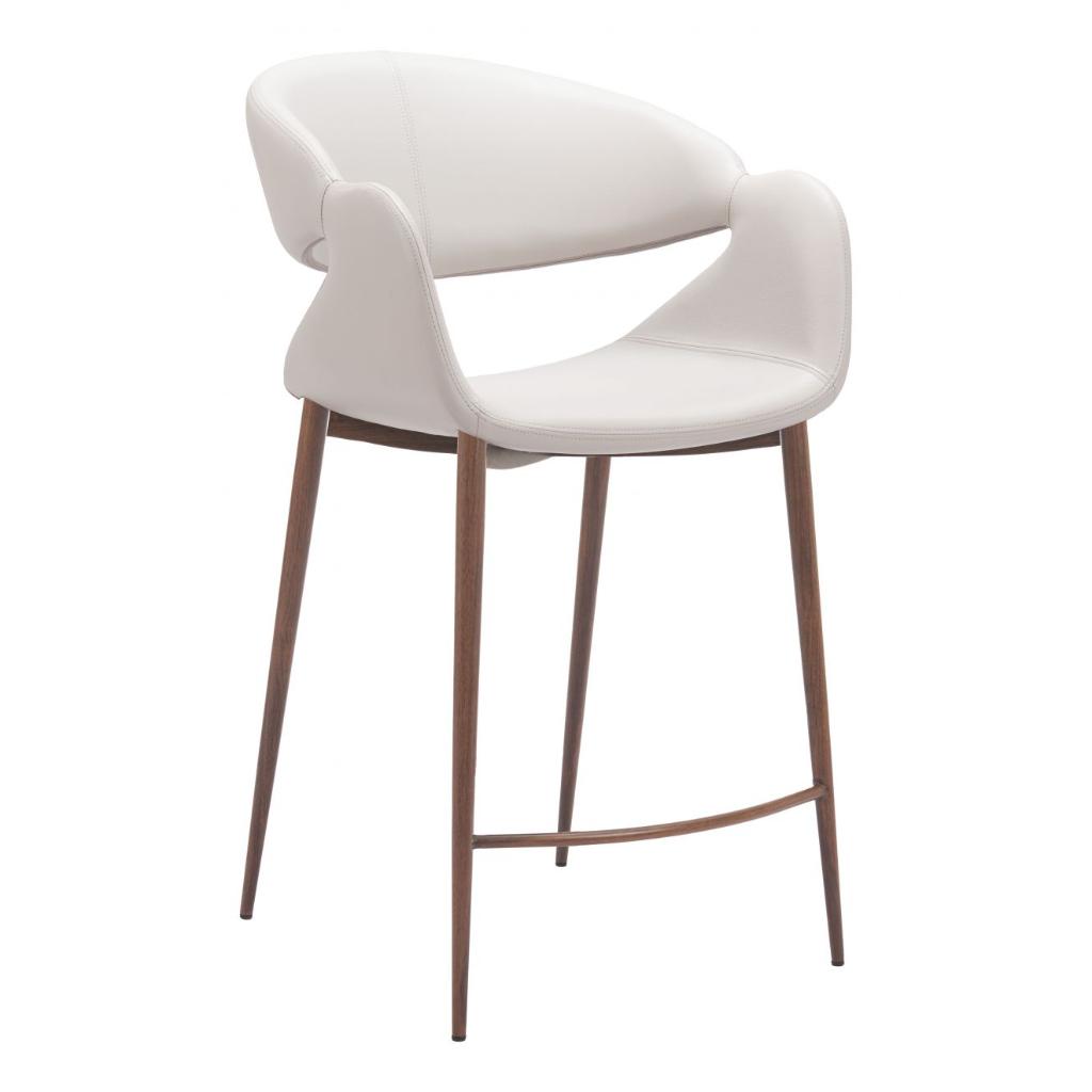 Zuo Modern Limay Faux Leather Counter Stool