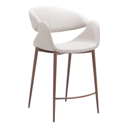 Zuo Modern Limay Faux Leather Counter Stool