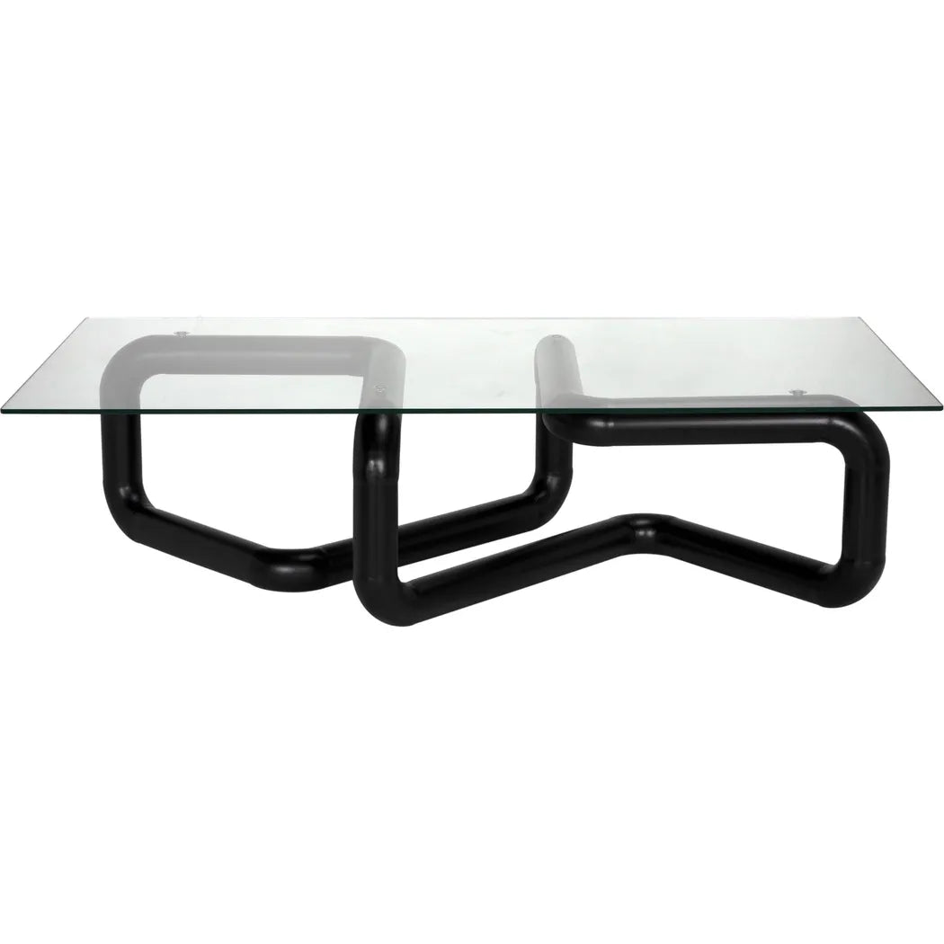 Linden Coffee Table Black Modern Elegance