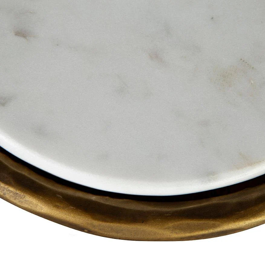 Lindsay Martini Marble Topped Round Table