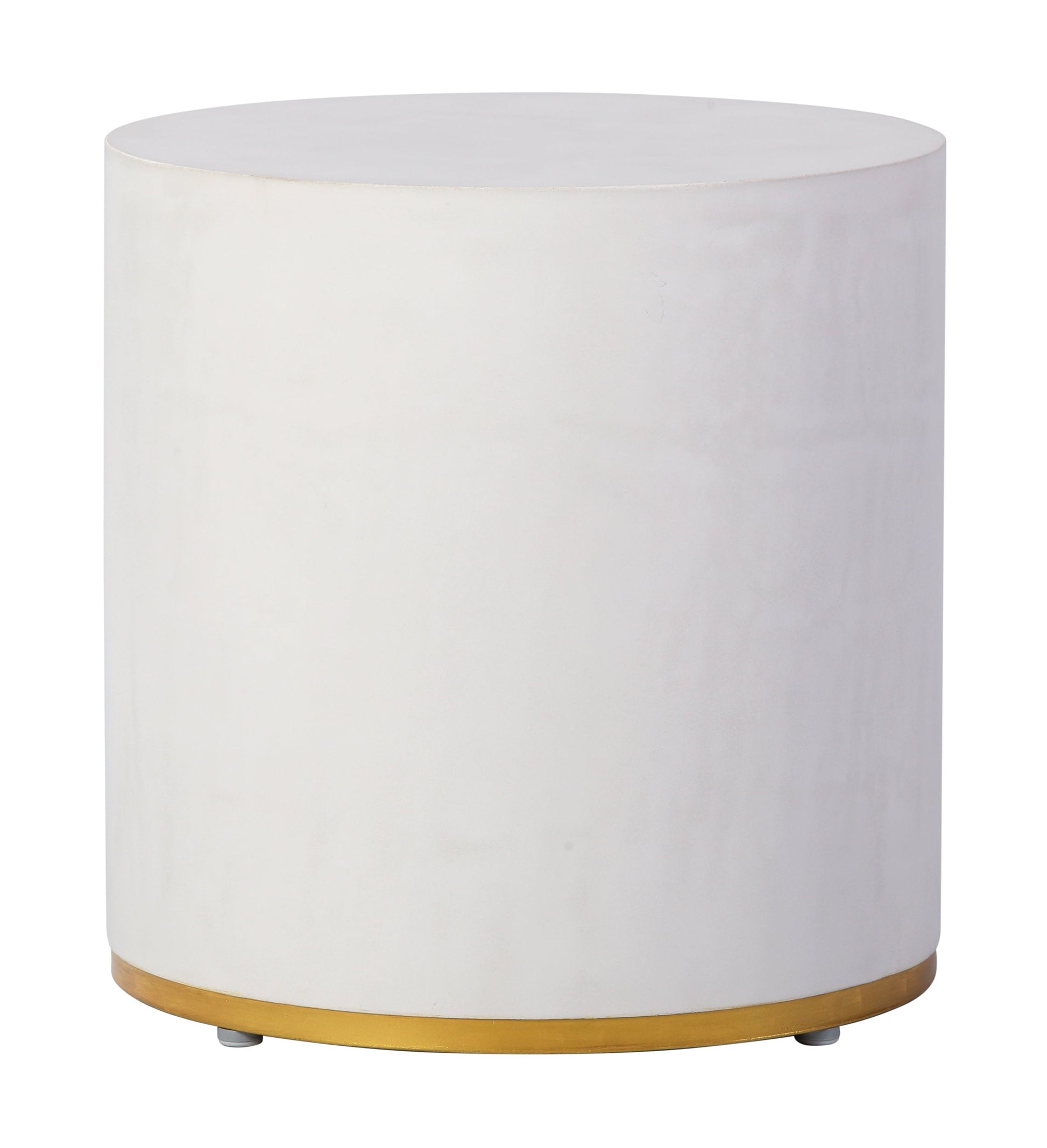 Linea Ring Accent Table Set - White Outdoor End Tables-Outdoor Side Tables-Seasonal Living-Sideboards and Things