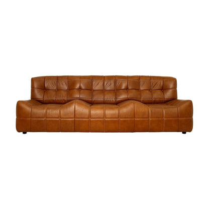 Linear Three Seater Leather Sofa