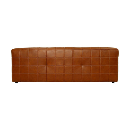 Linear Three Seater Leather Sofa