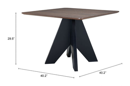 Zuo Modern Lisse Wooden Square Dining Table