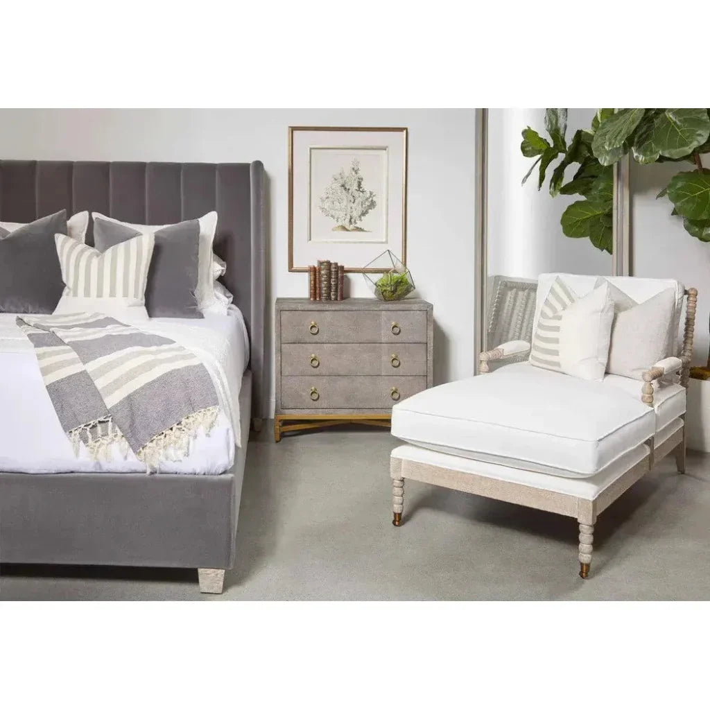 Essentials For Living Rouleau Performance Fabric Chaise Lounge
