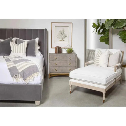 Essentials For Living Rouleau Performance Fabric Chaise Lounge