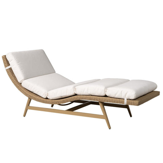 Cascade Aluminum Outdoor Chaise-Outdoor Chaises-Lloyd Flanders-LOOMLAN