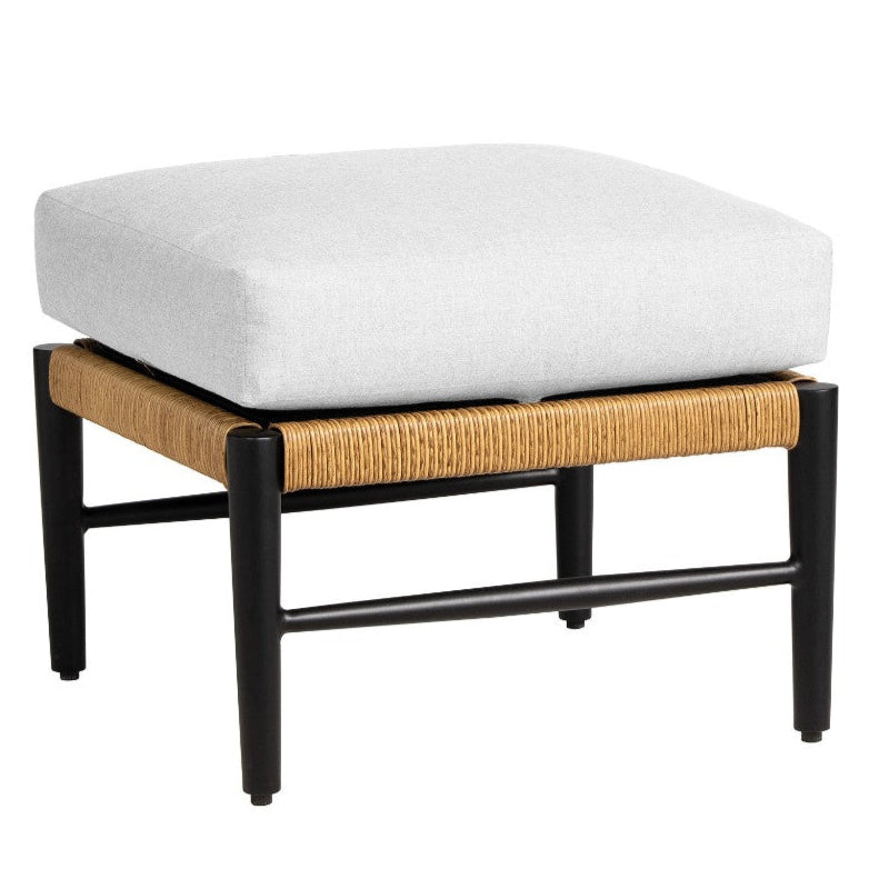 Lloyd Flanders Galloway Aluminum Outdoor Ottoman