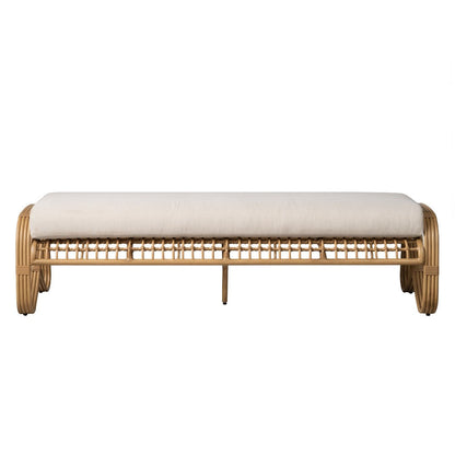 Riviera Aluminum Outdoor Bench-Outdoor Benches-Lloyd Flanders-LOOMLAN