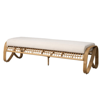 Riviera Aluminum Outdoor Bench-Outdoor Benches-Lloyd Flanders-LOOMLAN