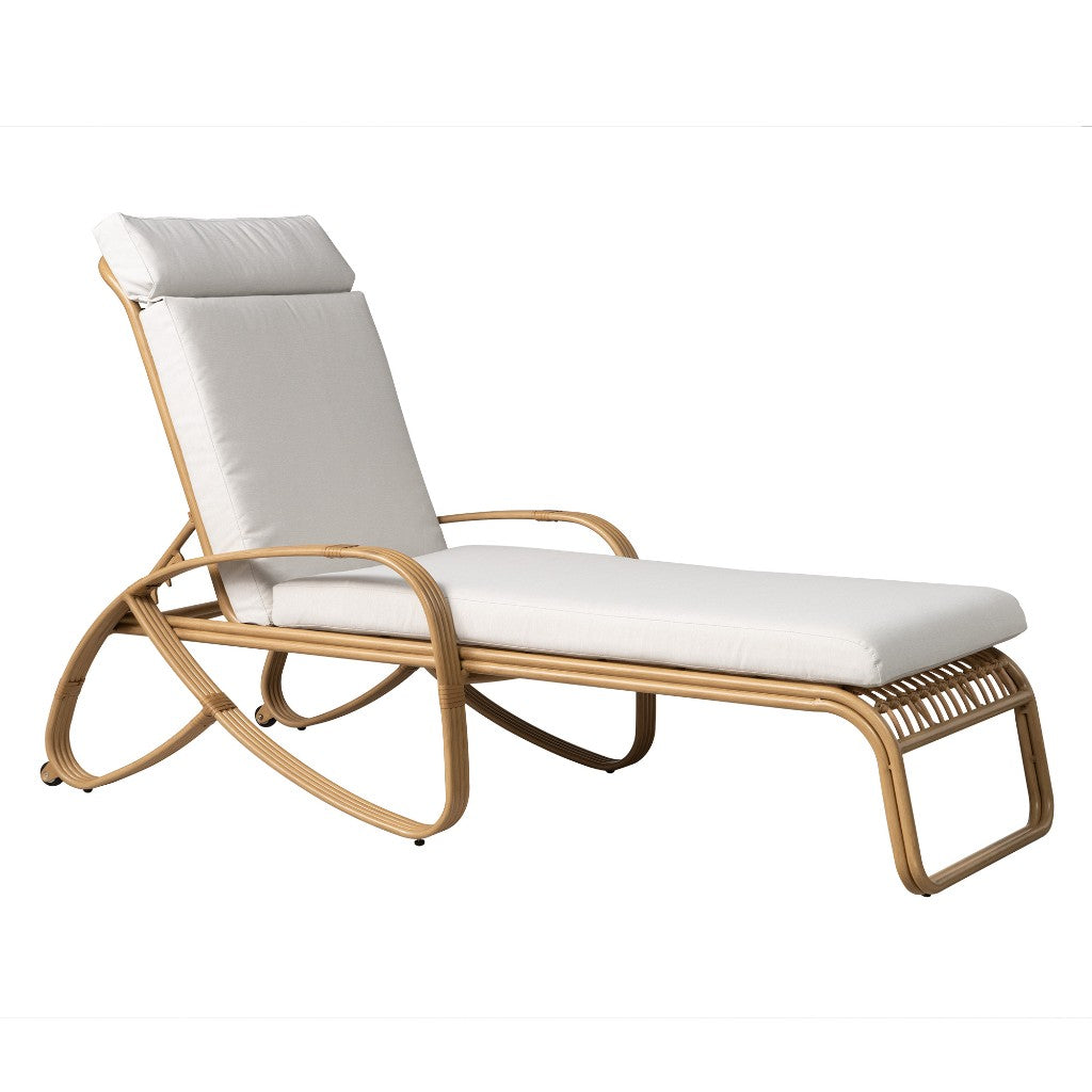 Riviera Aluminum Outdoor Chaise-Outdoor Chaises-Lloyd Flanders-LOOMLAN