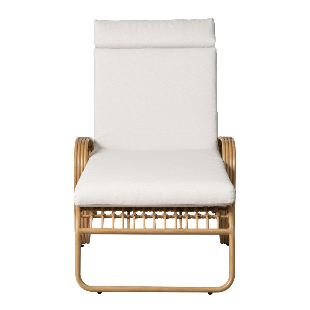 Riviera Aluminum Outdoor Chaise-Outdoor Chaises-Lloyd Flanders-LOOMLAN