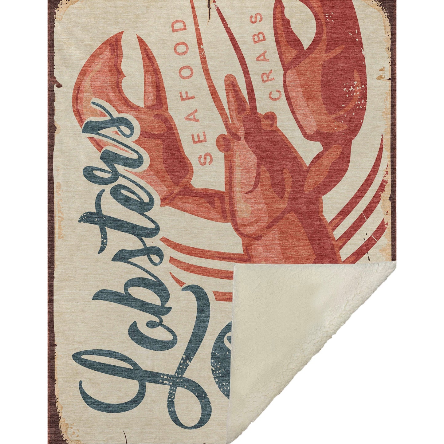 Lobster 50" x 70" Throw Blanket