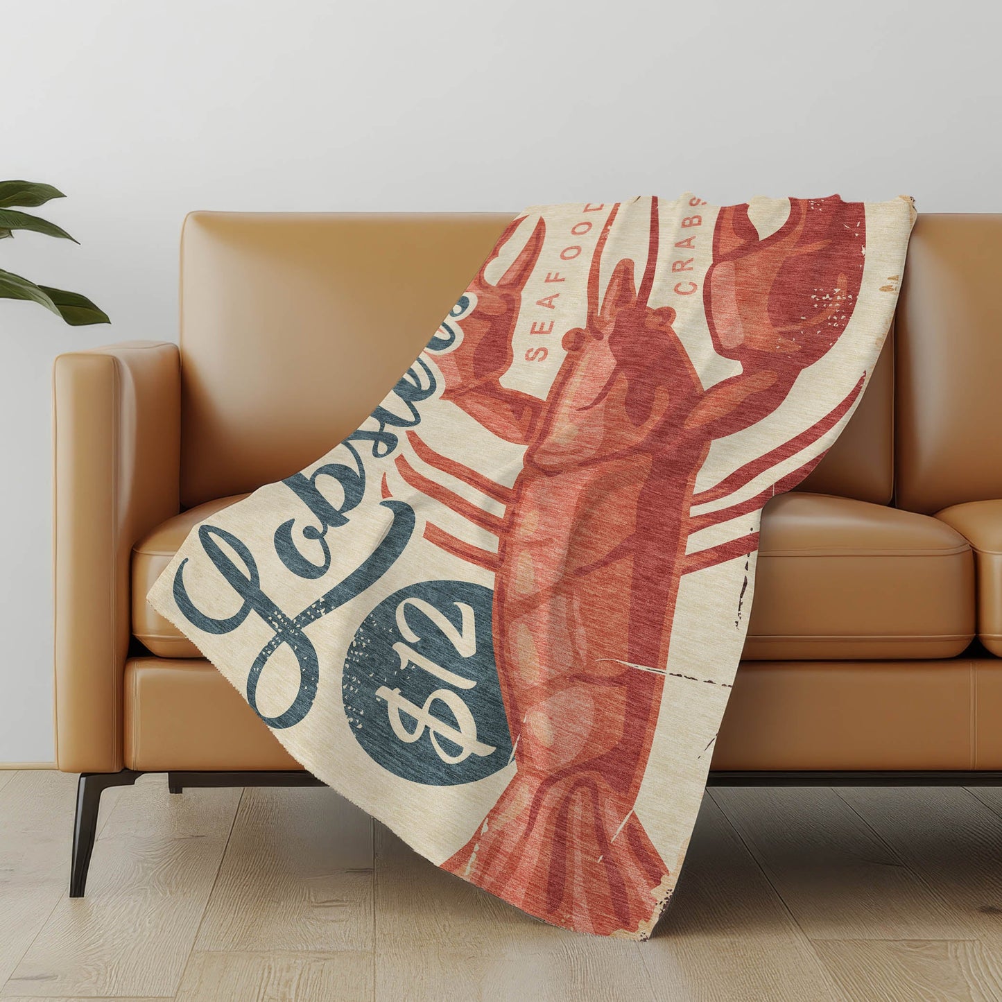 Lobster 50" x 70" Throw Blanket