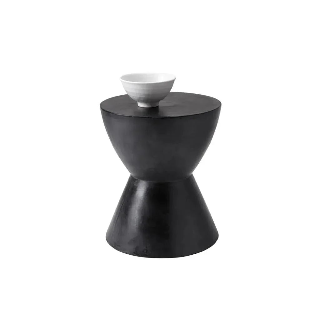 SUNPAN Logan Concrete Outdoor Round End Table