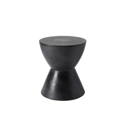 SUNPAN Logan Concrete Outdoor Round End Table