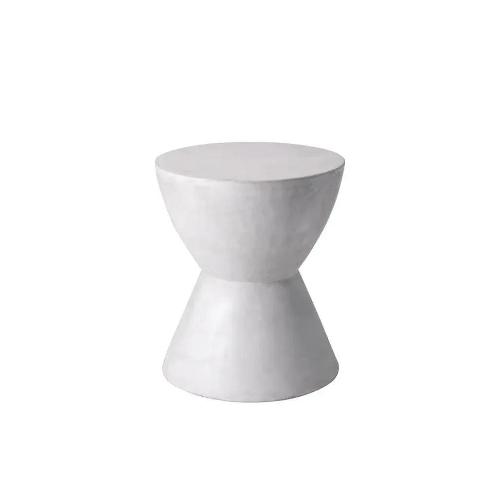 SUNPAN Logan Concrete Outdoor Round End Table