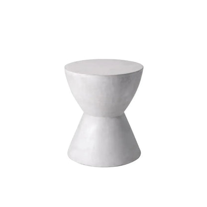 SUNPAN Logan Concrete Outdoor Round End Table