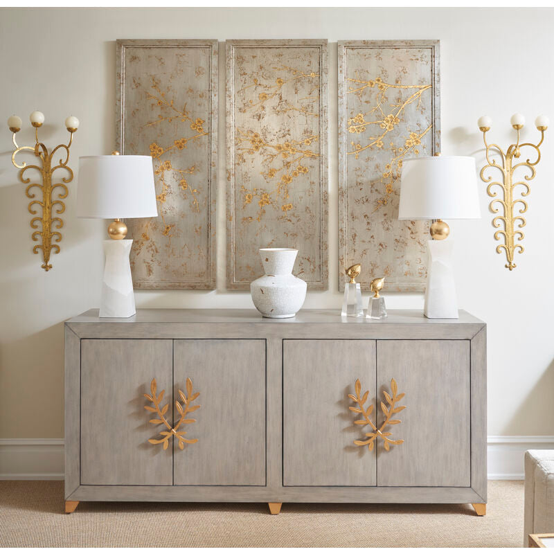Chelsea House Longleaf Weathered Gray Finish Sideboard