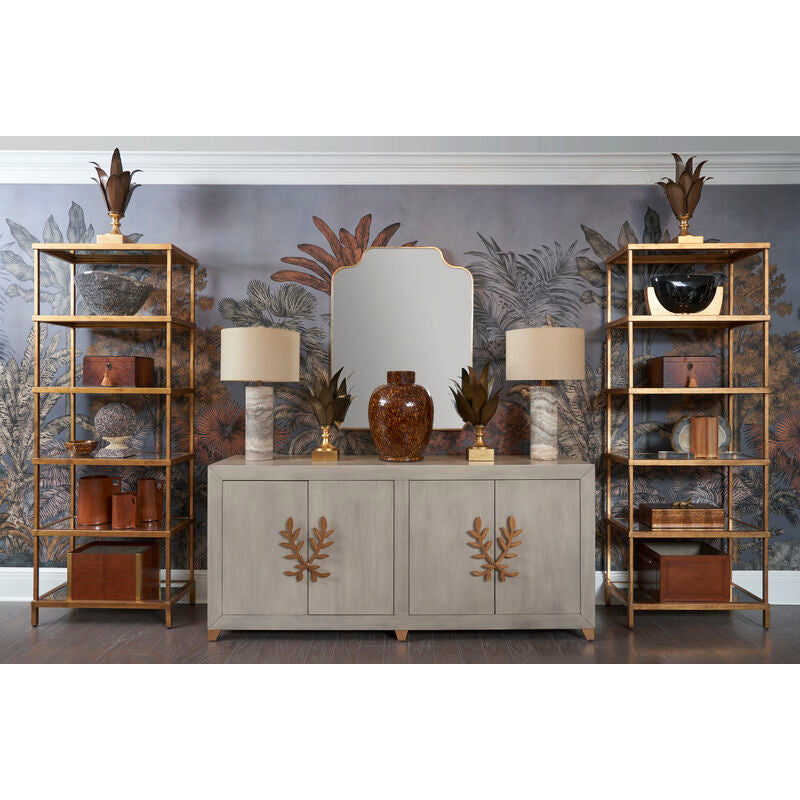 Chelsea House Longleaf Weathered Gray Finish Sideboard