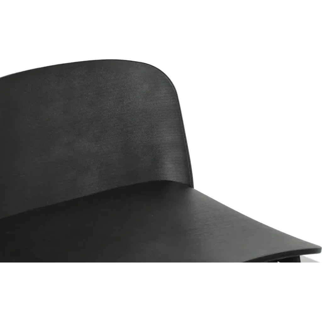 Looey Contemporary Black Counter Stool - LOOMLAN - Moe's Home - Counter Stools