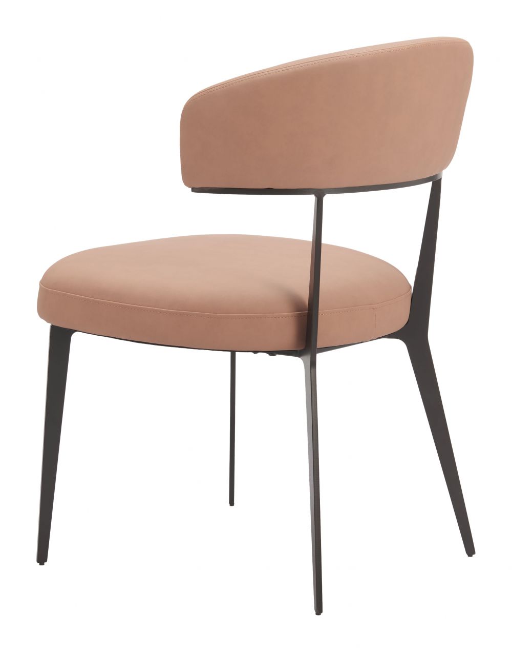 Zuo Modern Loom Faux Leather Dining Chair 2PC