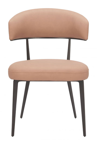 Zuo Modern Loom Faux Leather Dining Chair 2PC