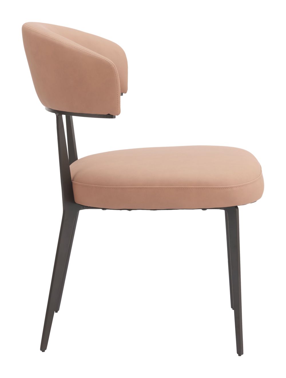 Zuo Modern Loom Faux Leather Dining Chair 2PC
