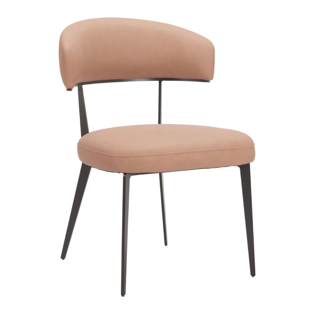 Zuo Modern Loom Faux Leather Dining Chair 2PC