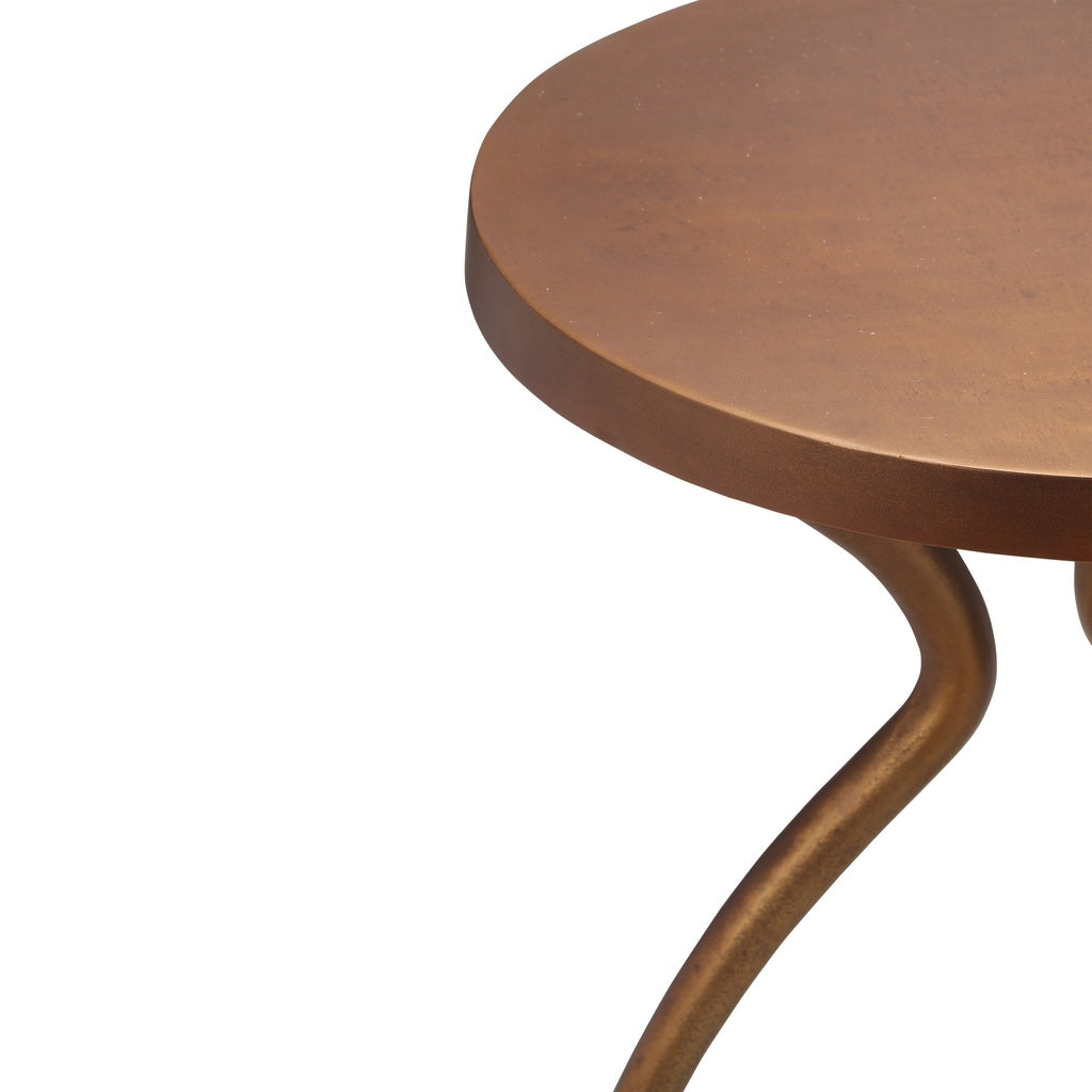 Sarp Aluminum Round End Table