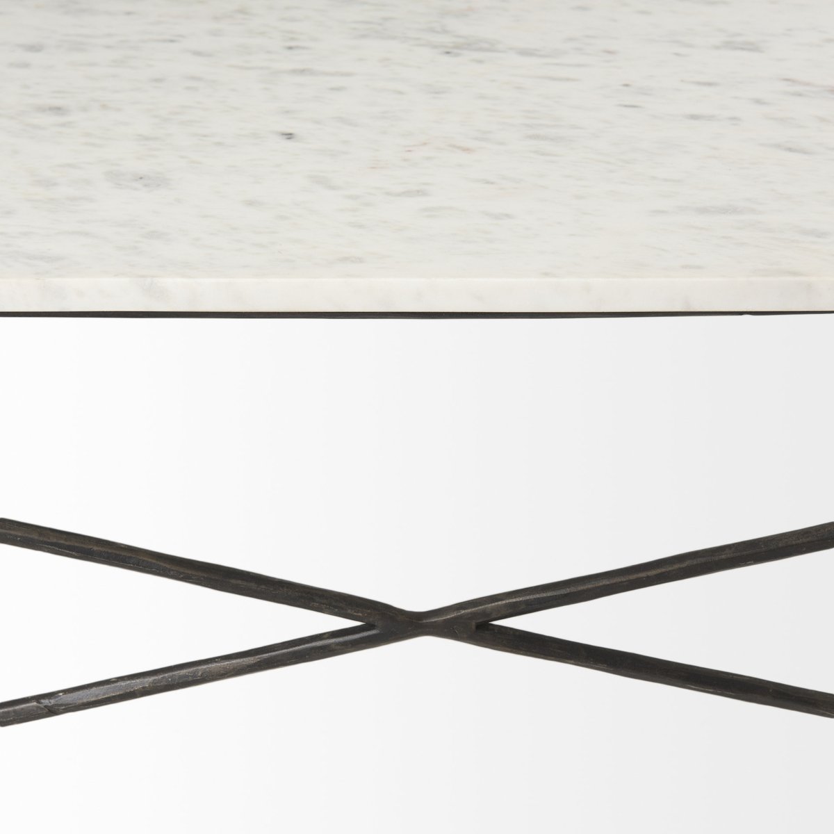 Mercana Lorlei White Marble Top Rectangular Coffee Table